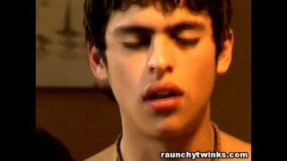 Homosexual Latino Twinks Adrian and Julian Blow-job And Ass fucking Lovemaking