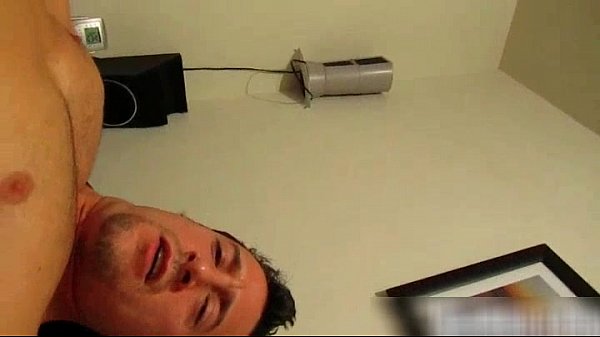 Sexy queer man steps in front of a webcam queer orgy